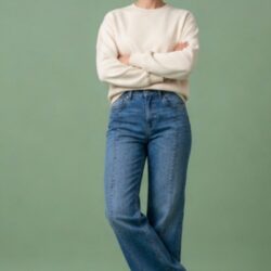 wide leg corte lateral