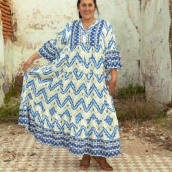 Vestido campesino Mosaico